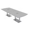 Skutchi Designs 45 in W, 120 in L, 29 in H, Engineered Wood Top, Grey HAR-AREC-46X119-DOU-ELEC-XD01 - alternate 1